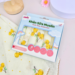 Hộp 6 Chiếc Khăn Sữa Muslin JUBON