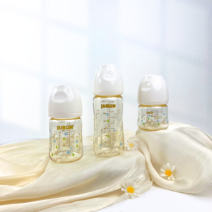 Bình sữa PPSU Premium JUBON – Phiên bản Forest Season 2025 - Huơu Trắng