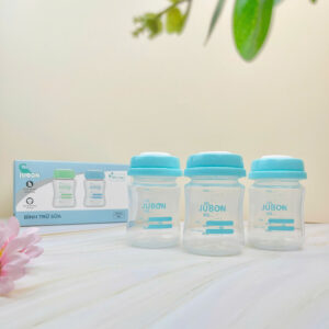 Bình Trữ Sữa Cao Cấp JUBON ( Hộp 3 Bình ) - Màu Xanh Dương