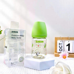 Bình sữa PPSU Premium JUBON – Phiên bản Forest Season 2025 - Gấu Trúc