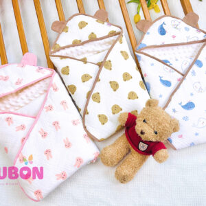 Ủ Bông Sơ Sinh Muslin JUBON - Mềm ấm như vòng tay mẹ