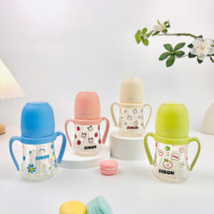Bình sữa tập hút có tay cầm JUBON - 280ml